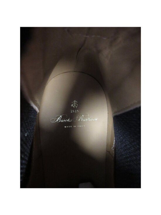 Brooks Brothers Boots 11.5 Suede Leather Chelsea Made In Italy NEW main image 13